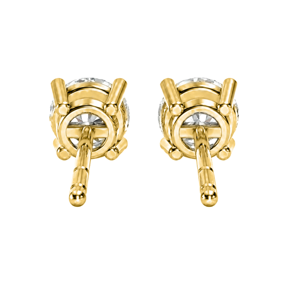 0.5 ctw Round Stud Earrings