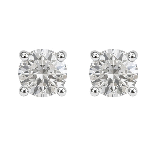 0.75 ctw Round Stud Earrings