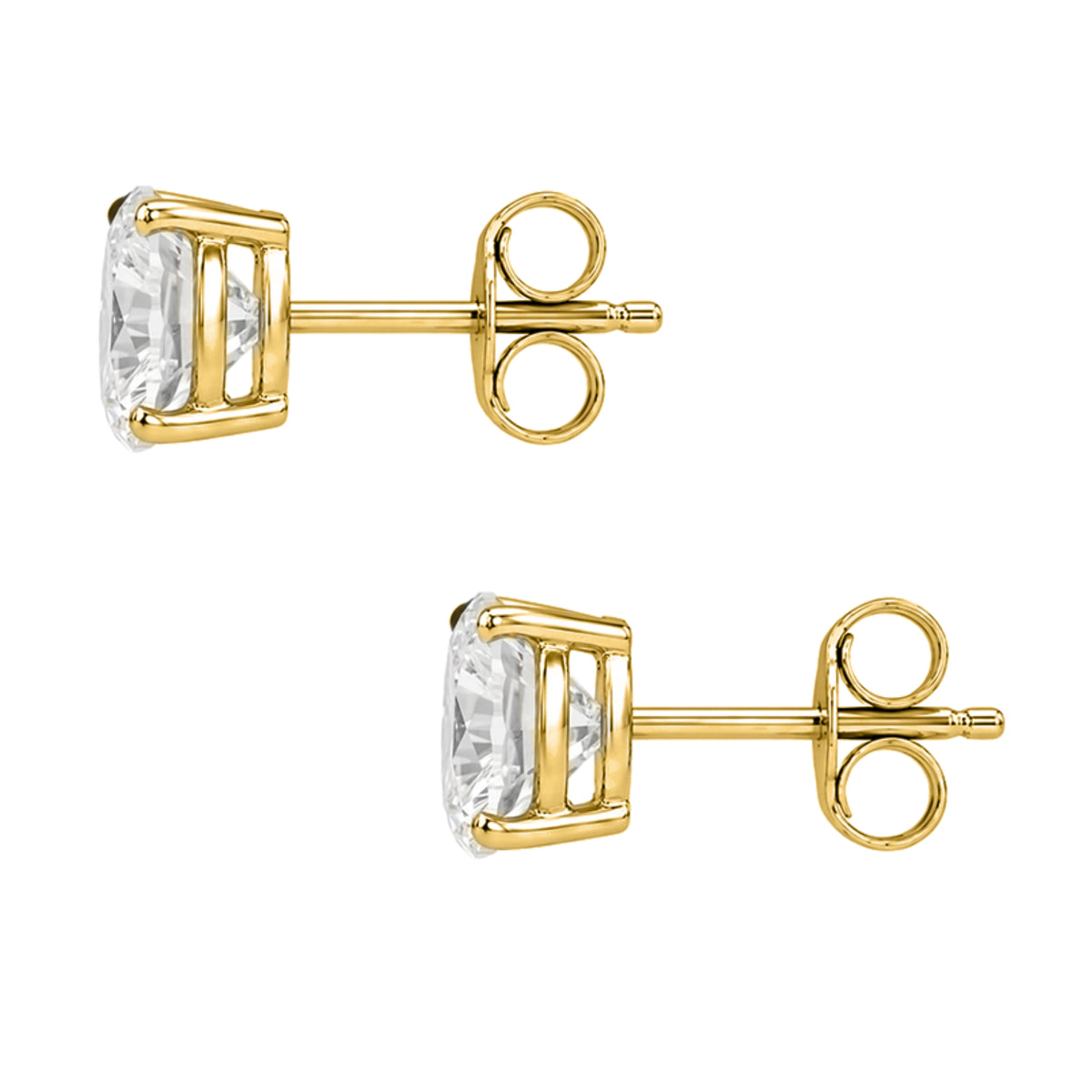 0.75 ctw Round Stud Earrings