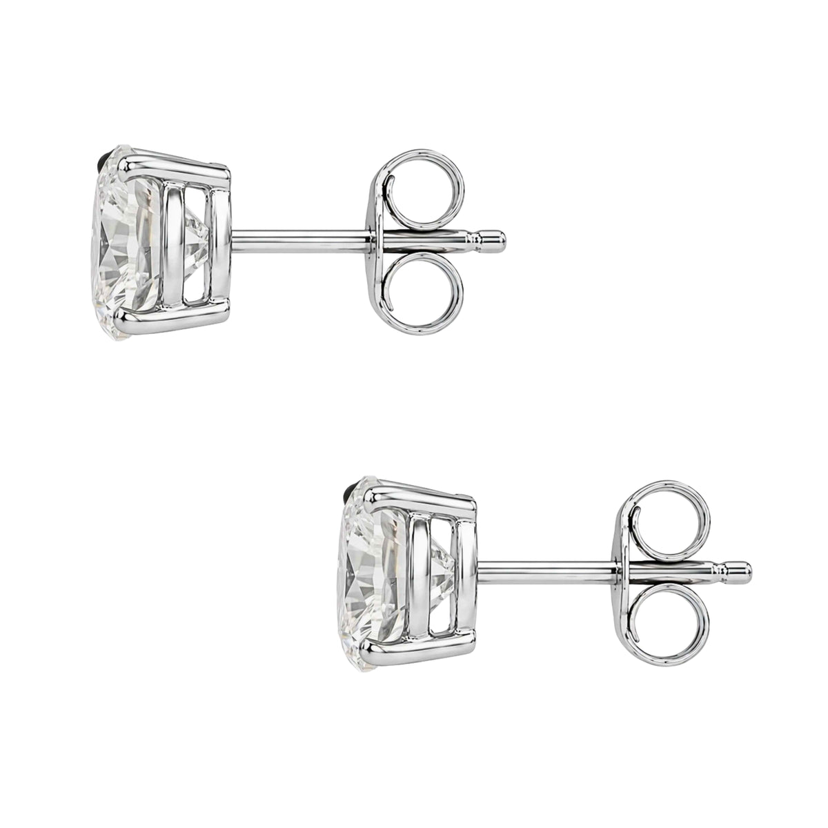 1.5 ctw Round Stud Earrings