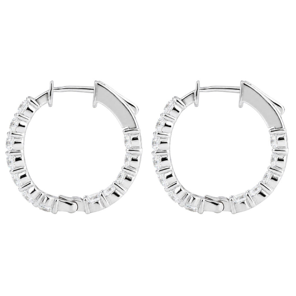 Round Hoop Earrings