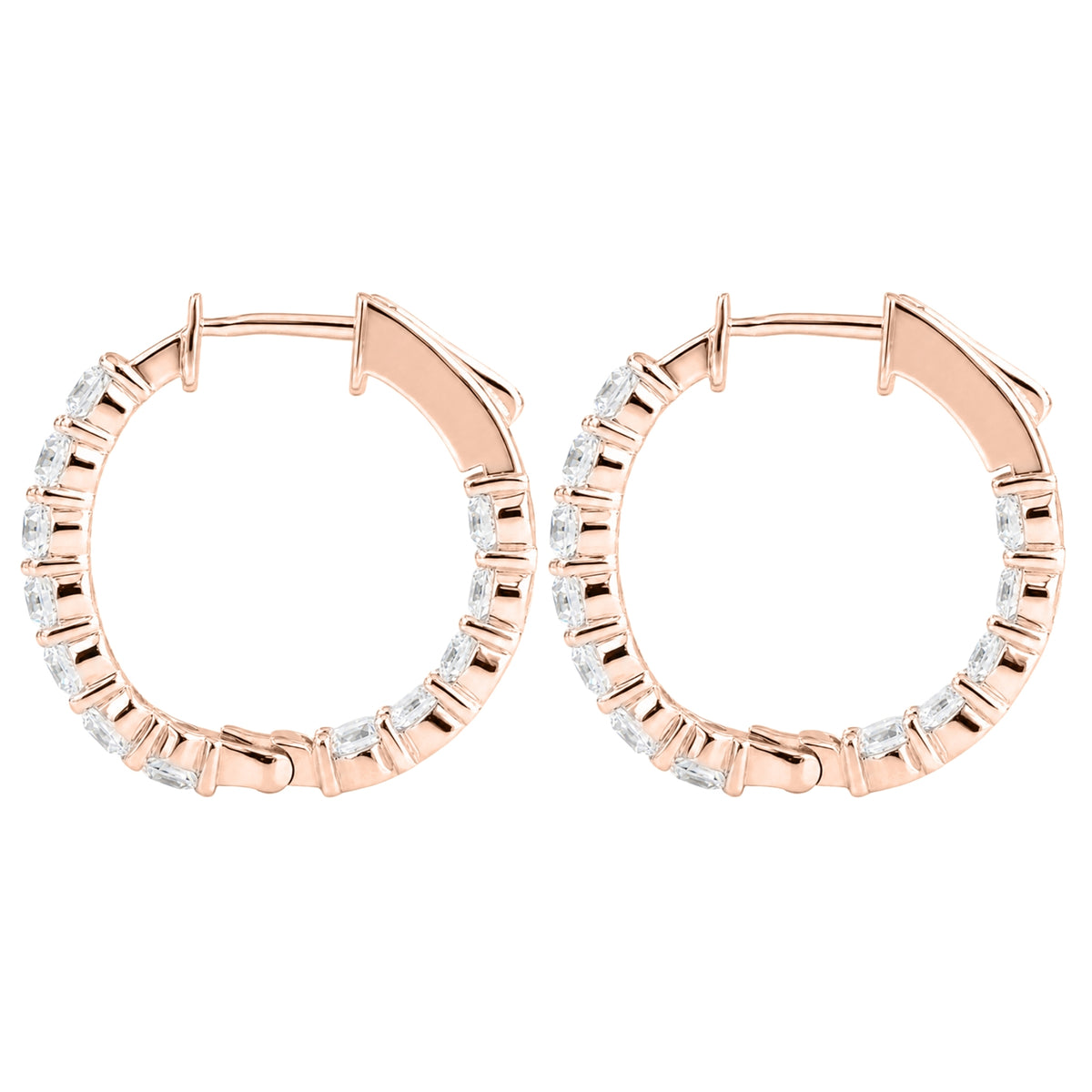 Round Hoop Earrings