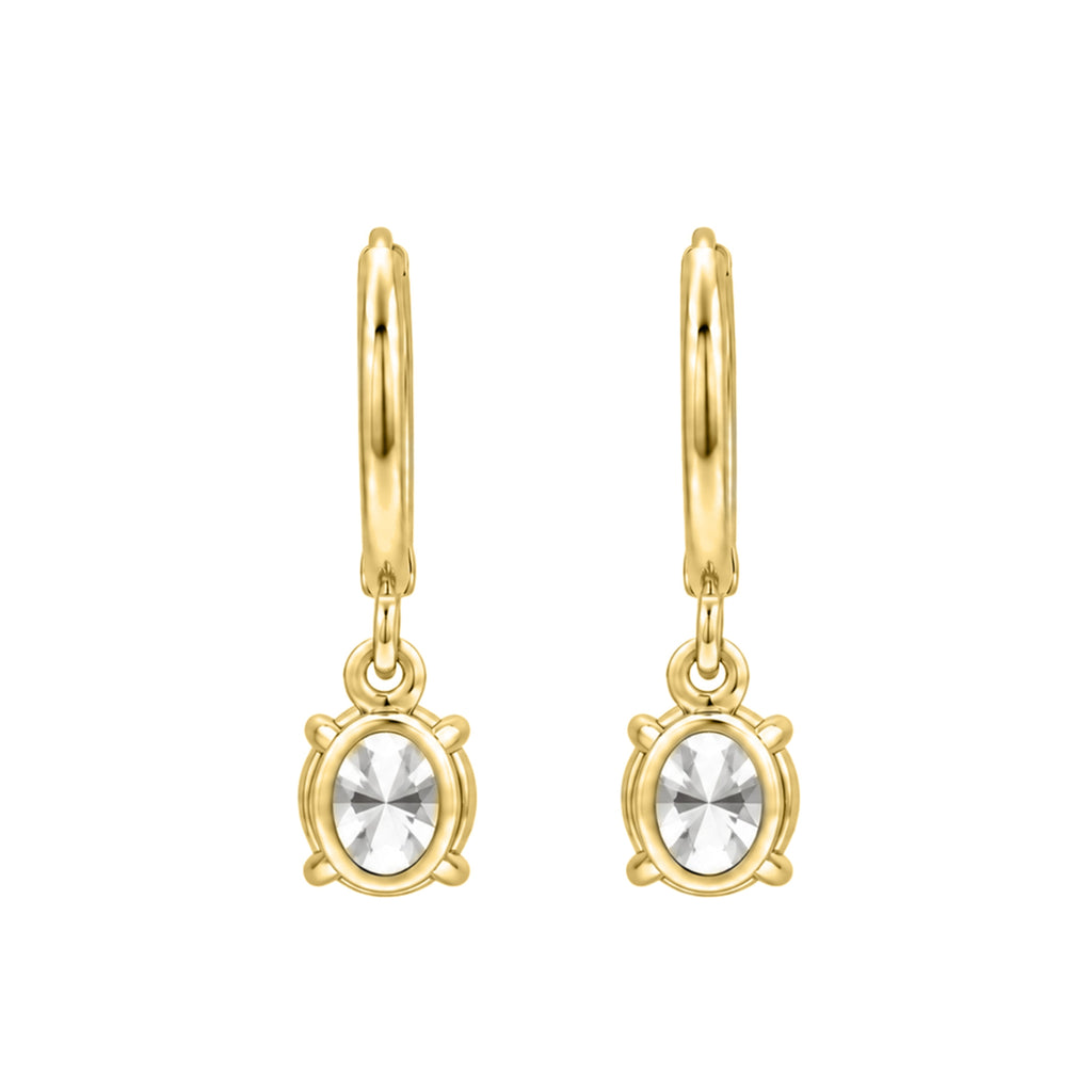 1-3 ctw Mixed Shape Hoop Earrings