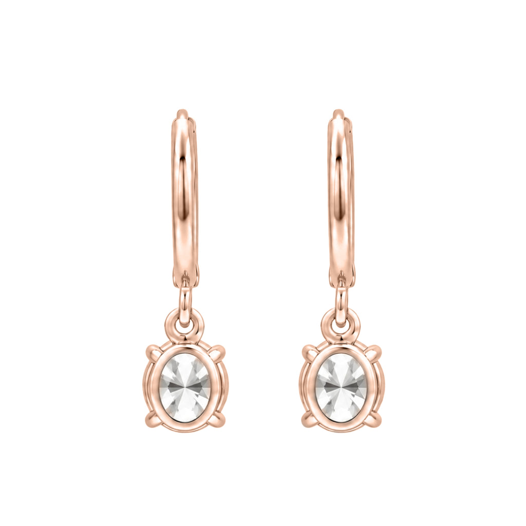 1-3 ctw Mixed Shape Hoop Earrings