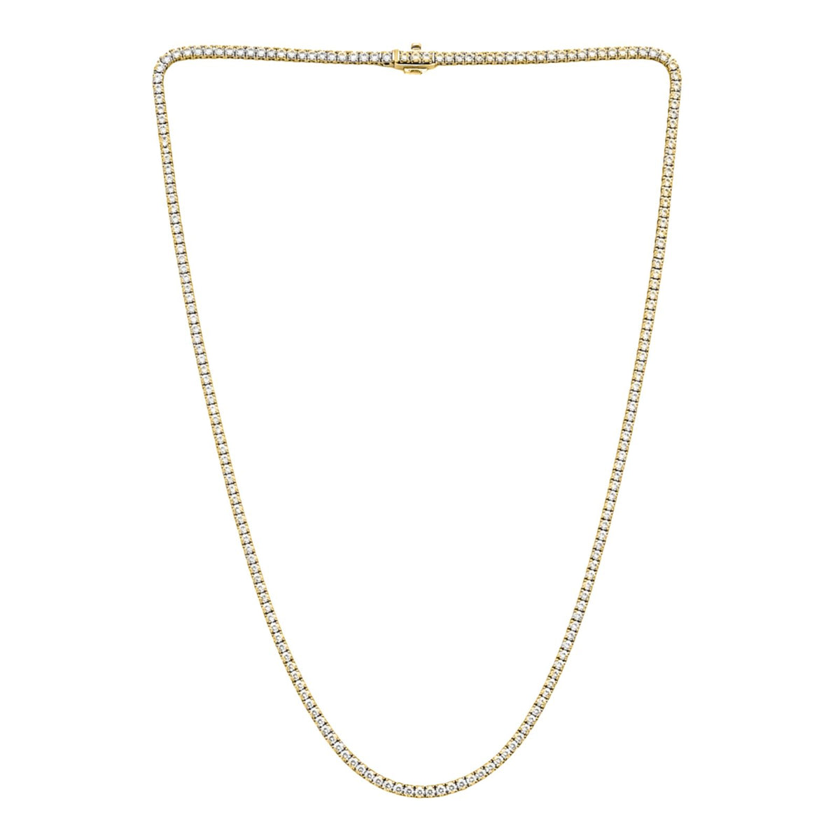 10 ctw Round Tennis Necklace