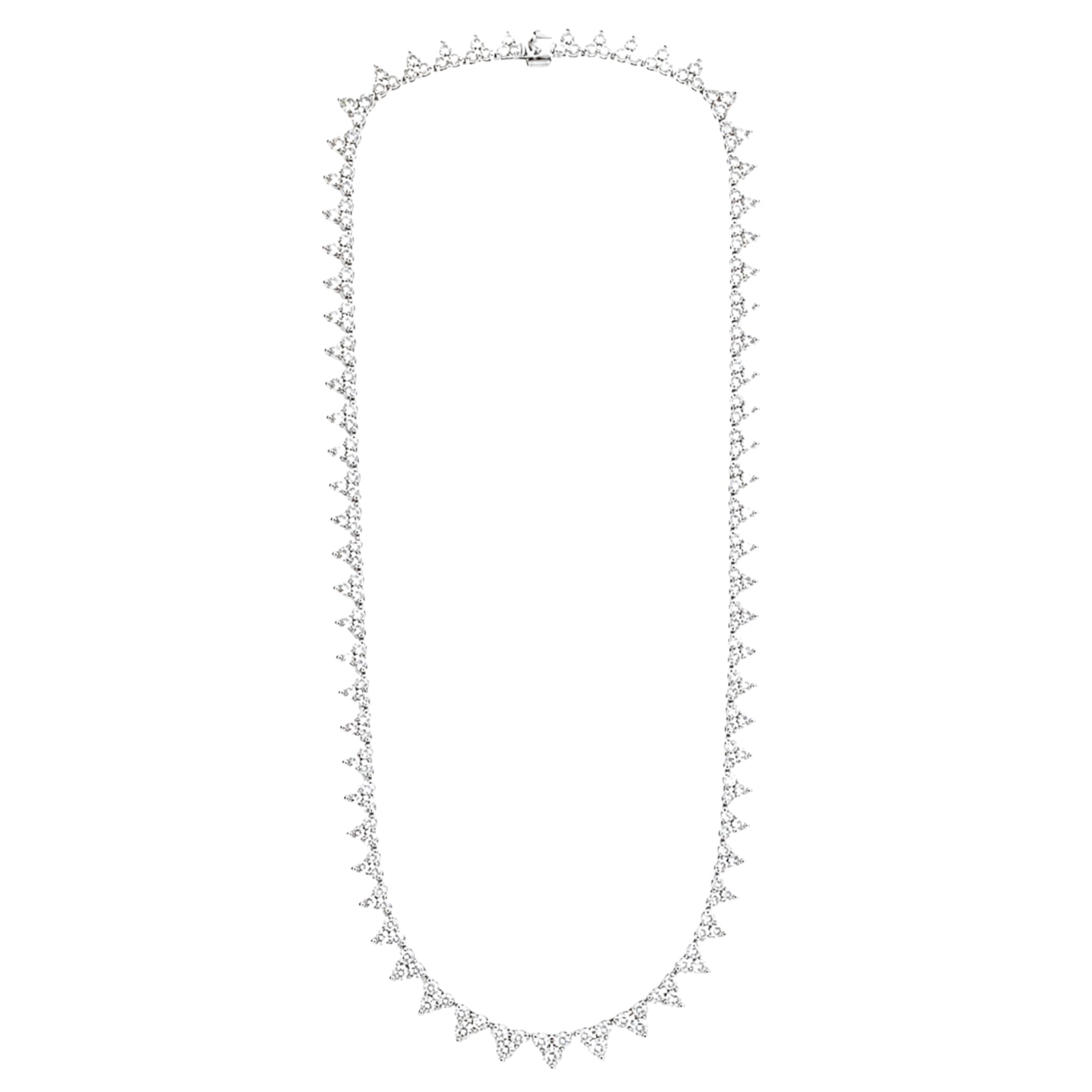Diamonair Lab-Grown Diamond Pendant Necklace for Women | Sterling Silver | Round Cut | Prong, Box | F Color, VS+ Clarity | 10.00 Total Carat Weight | Anniversary, Wedding, Birthday Gift