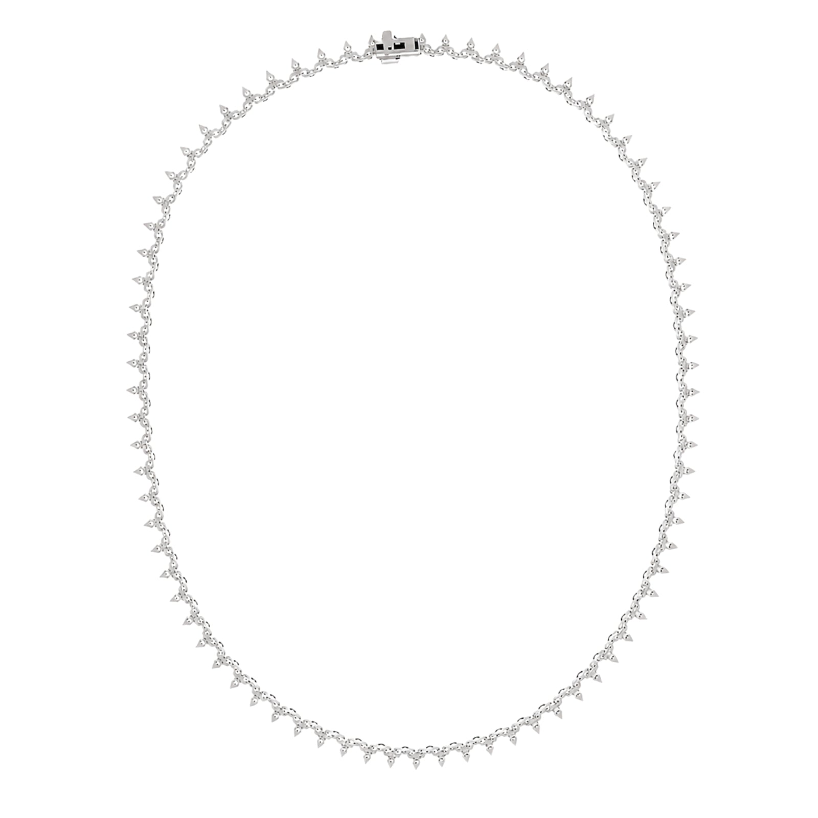 Diamonair Lab-Grown Diamond Pendant Necklace for Women | Sterling Silver | Round Cut | Prong, Box | F Color, VS+ Clarity | 10.00 Total Carat Weight | Anniversary, Wedding, Birthday Gift