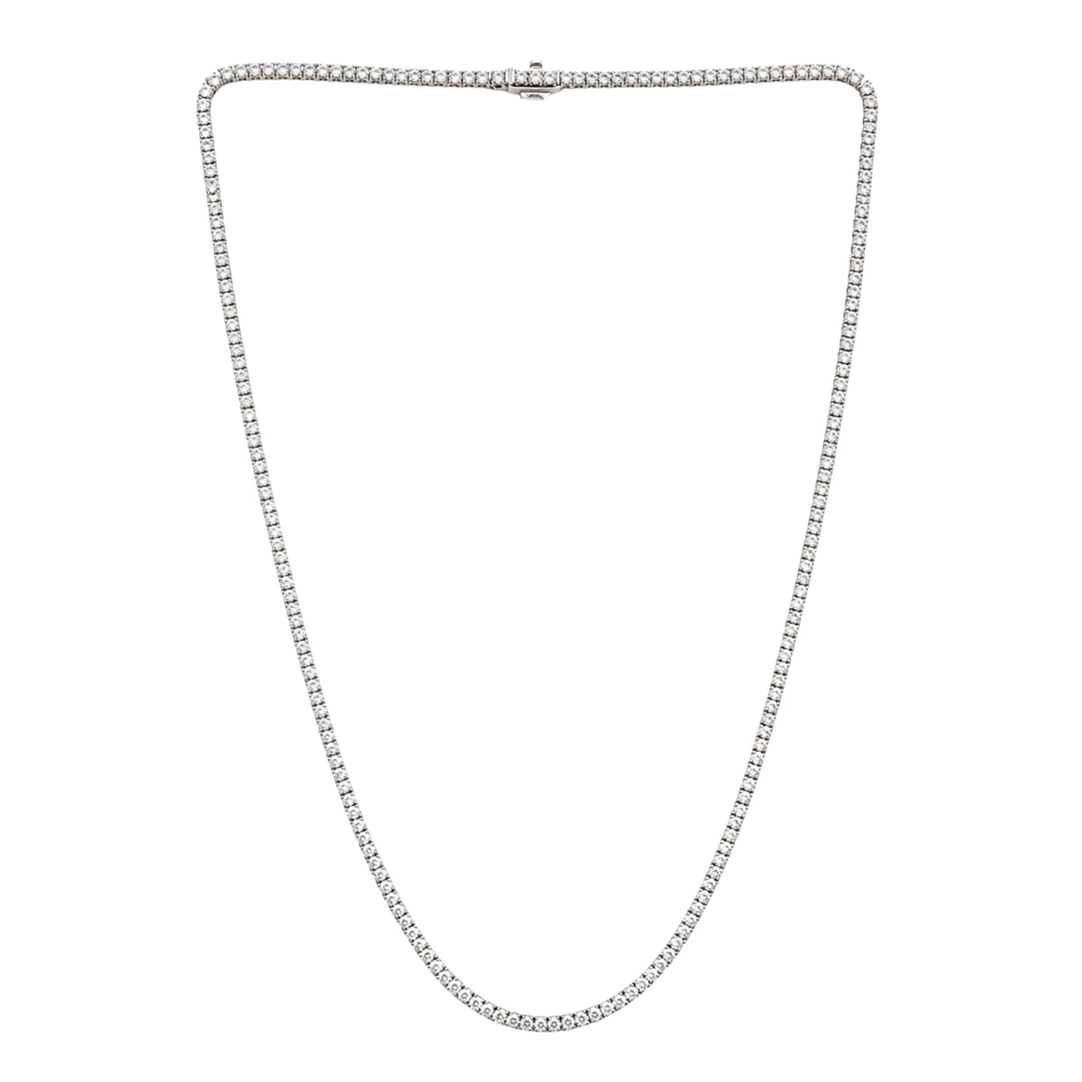 5-20 ctw Round Tennis Necklace