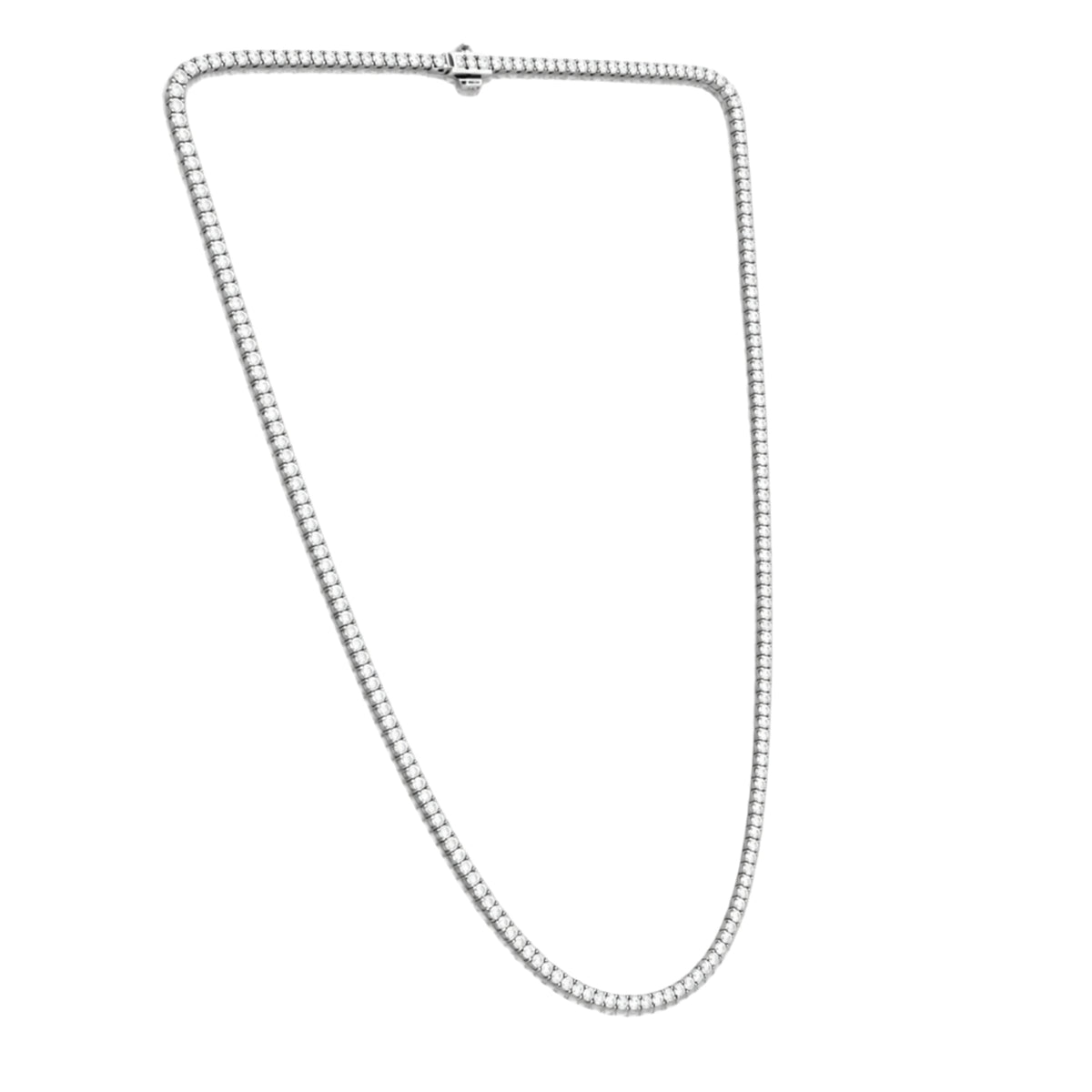 5-20 ctw Round Tennis Necklace