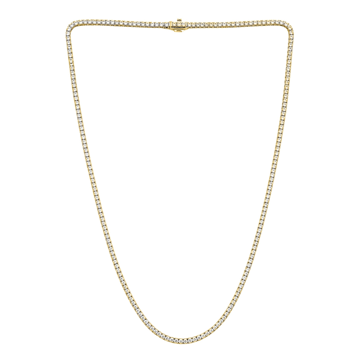 5-20 ctw Round Tennis Necklace