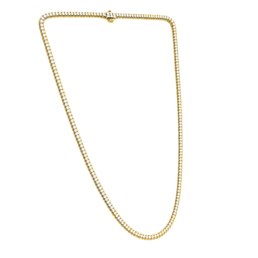 Round Tennis Necklace