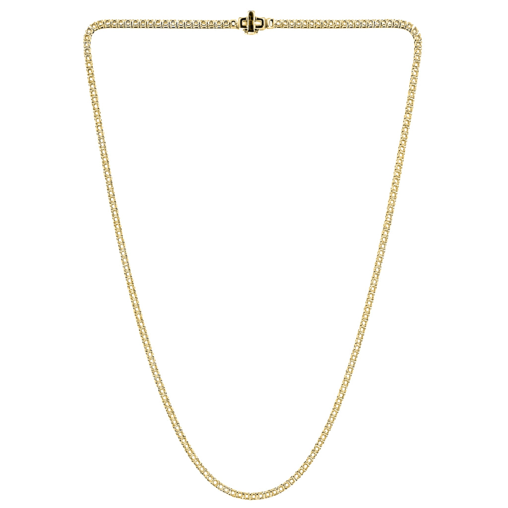 Round Tennis Necklace
