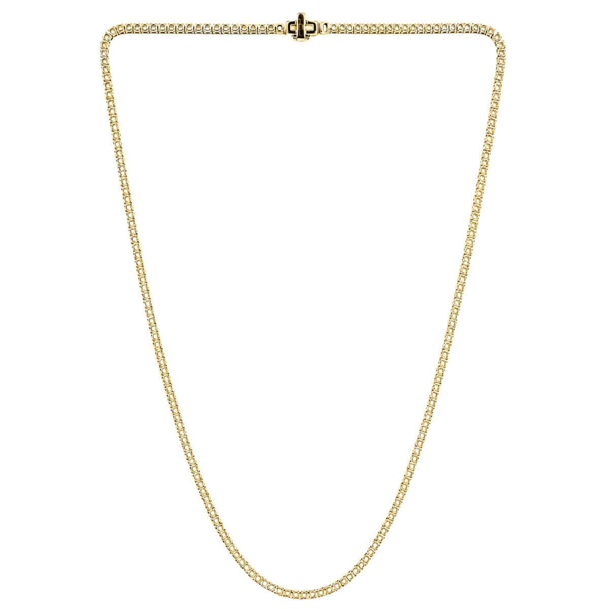 Round Tennis Necklace