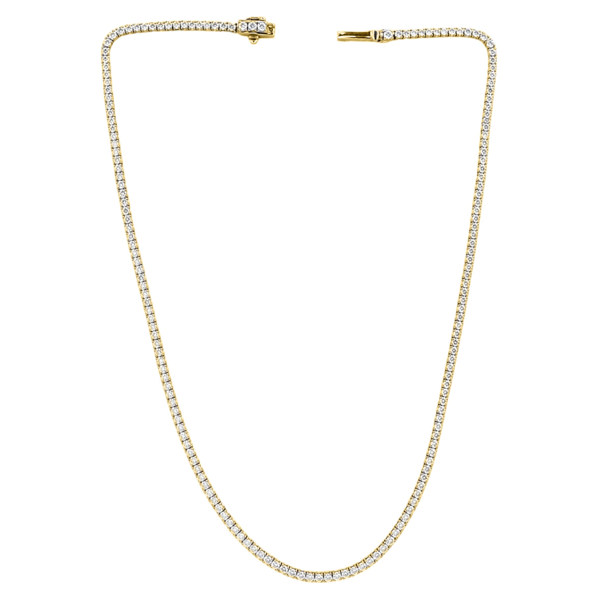 Round Tennis Necklace
