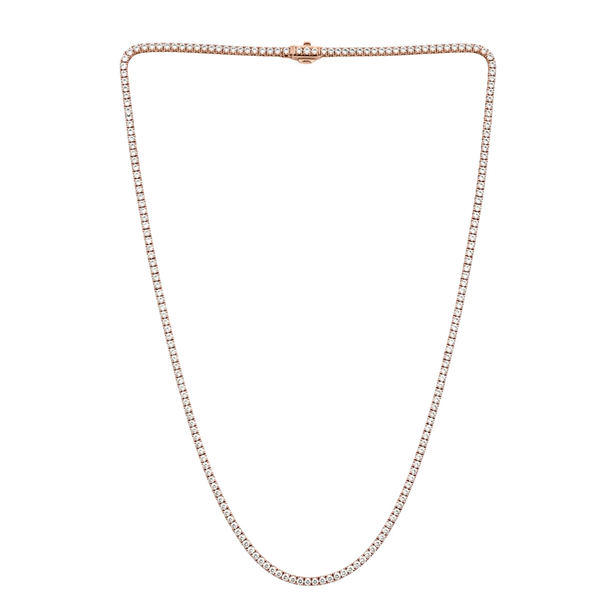 5-20 ctw Round Tennis Necklace