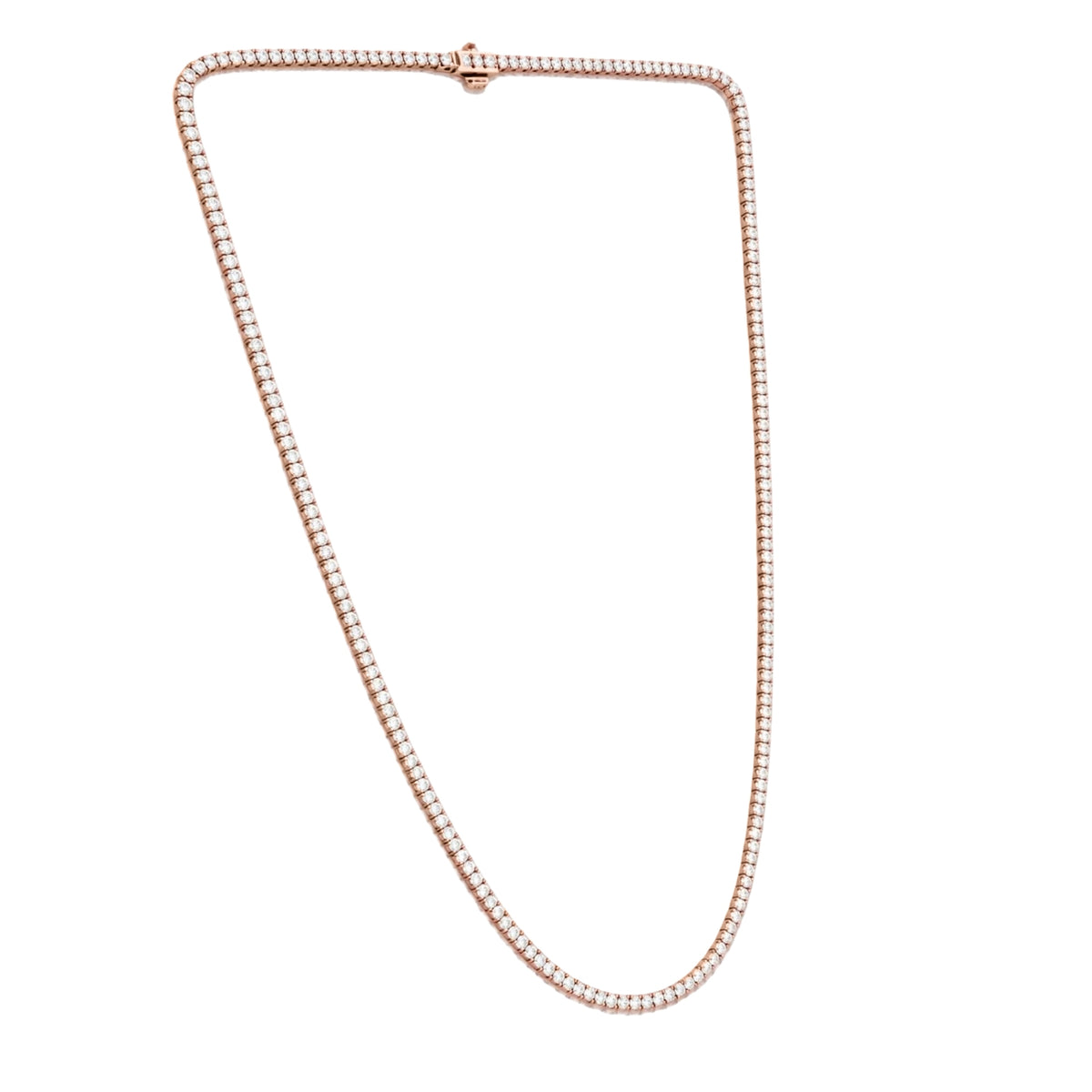 Round Tennis Necklace