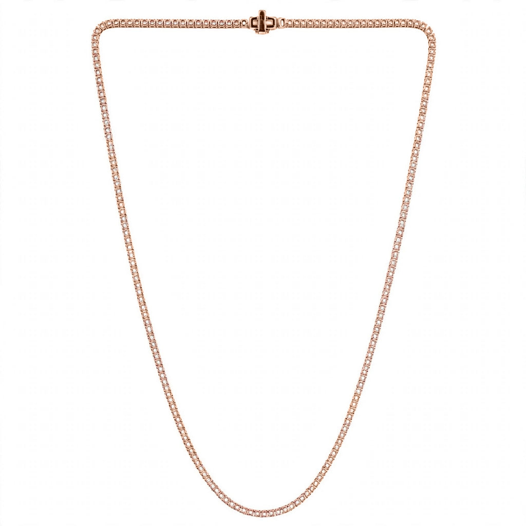 Round Tennis Necklace