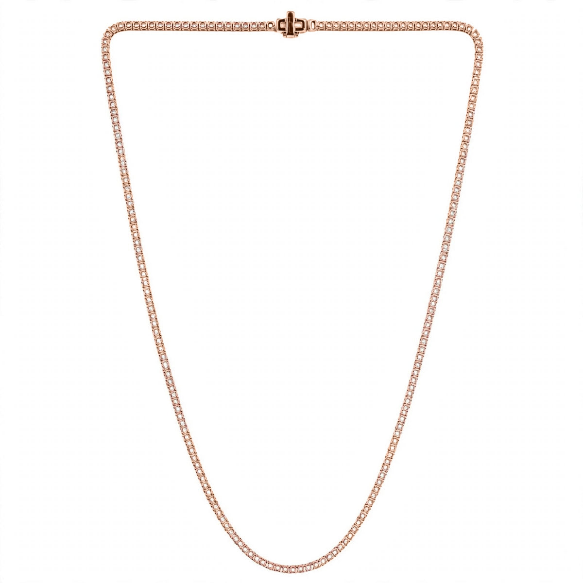 Round Tennis Necklace