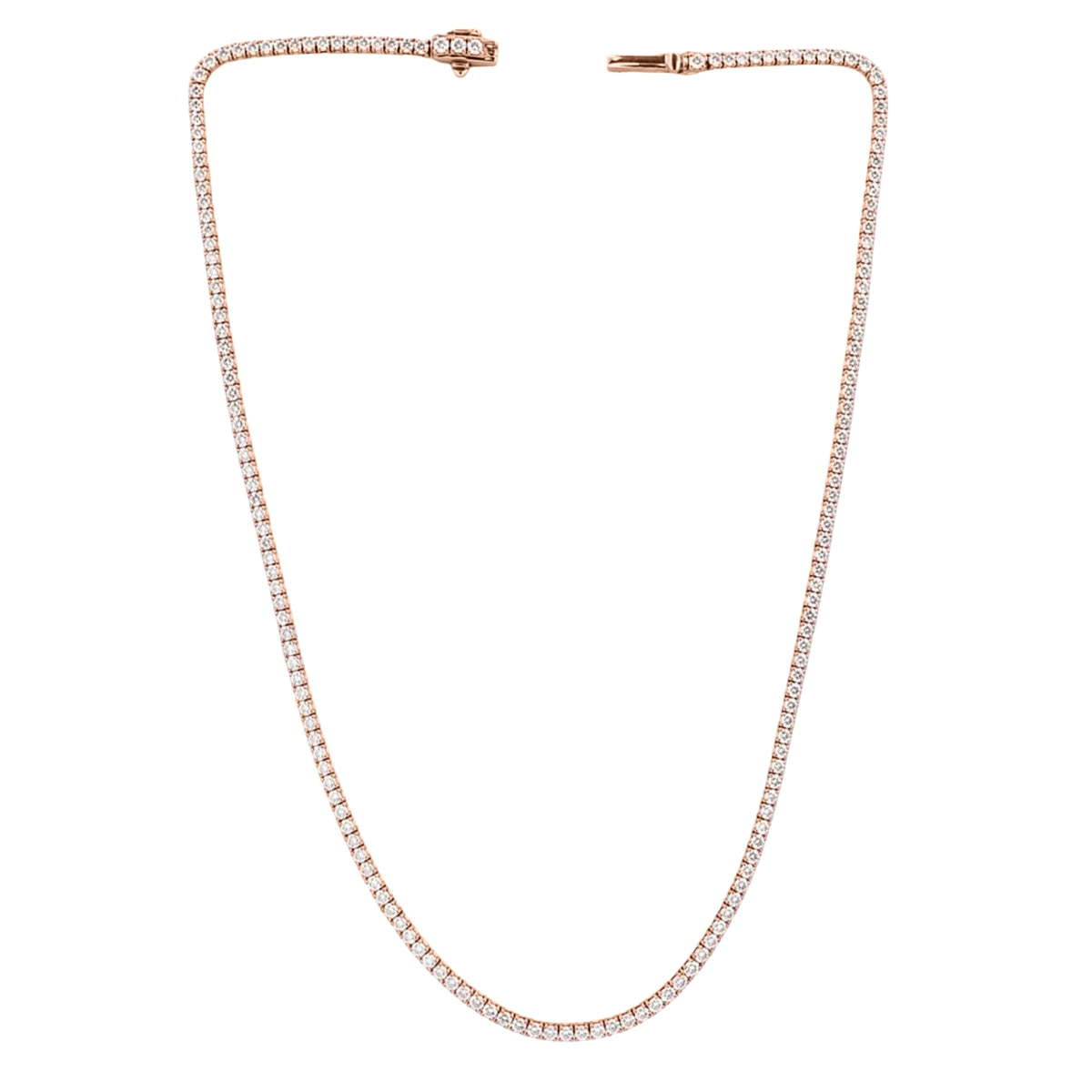 Round Tennis Necklace