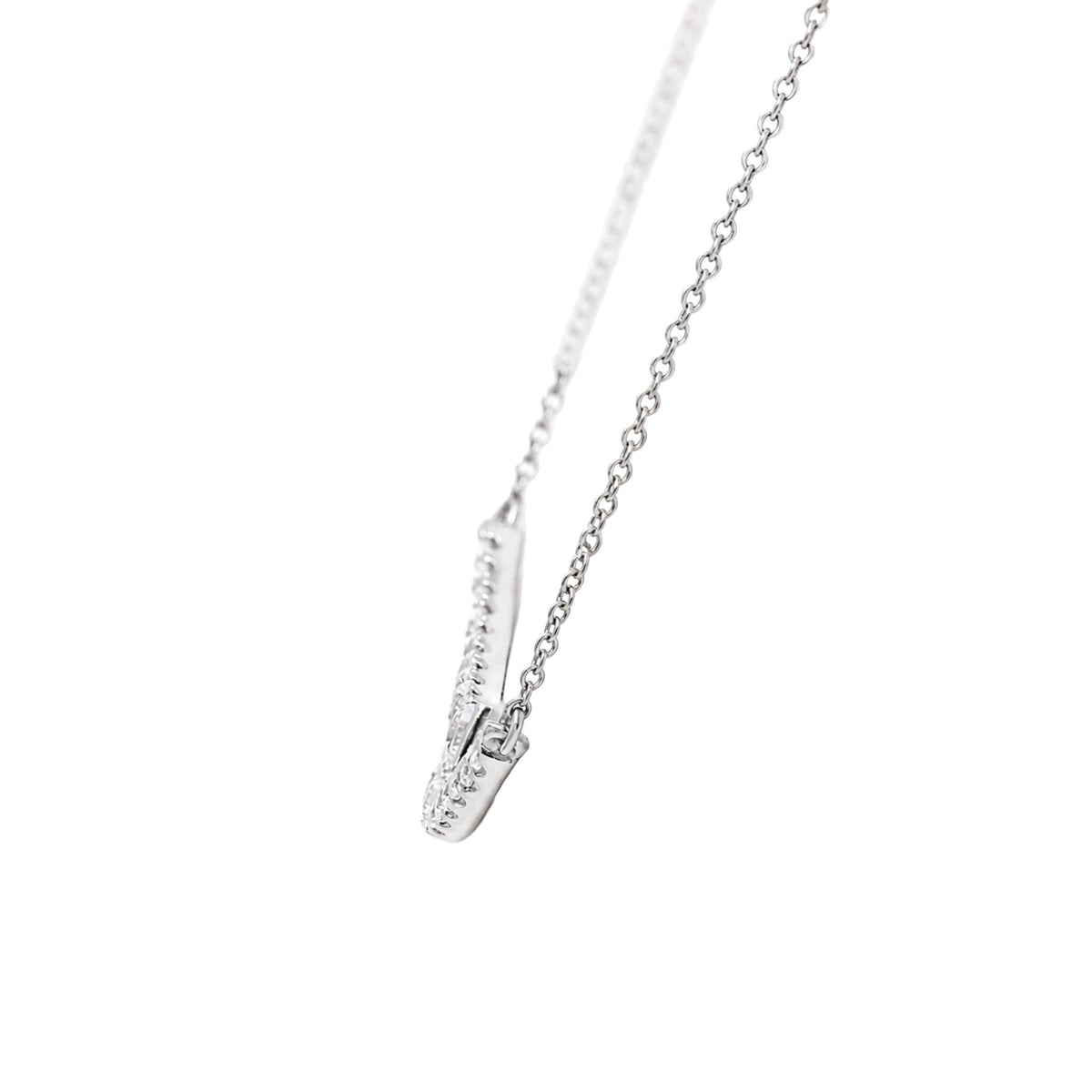 1-2 ctw Round Smile Necklace