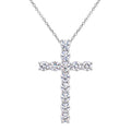 Diamonair Cross Pendant Set - Lab Grown Diamond Sterling Silver Pendant
