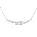 Diamonair Smile Necklace Set - Lab Grown Diamond Sterling Silver Necklace