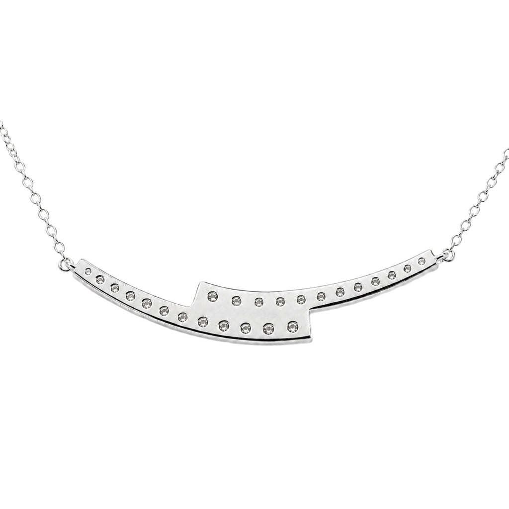 Diamonair Smile Necklace Set - Lab Grown Diamond Sterling Silver Necklace