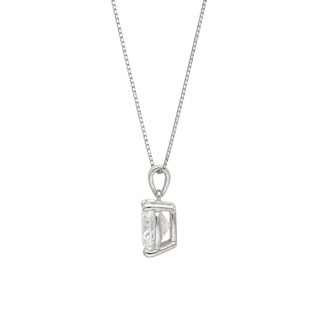 Heart Solitaire Pendant Necklace