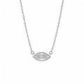 Marquise Solitaire Bezel Pendant Necklace