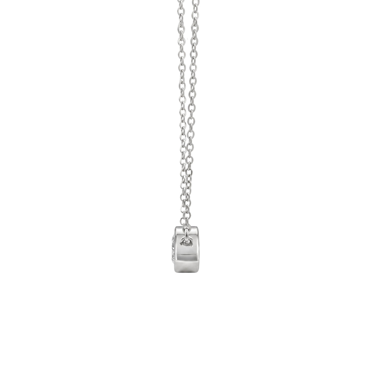 Marquise Solitaire Bezel Pendant Necklace