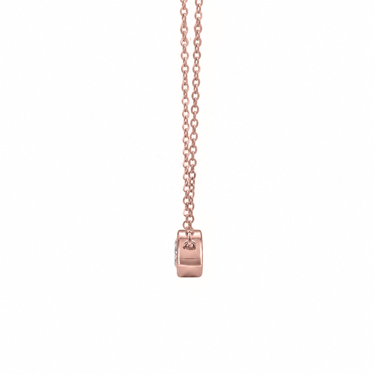 Marquise Solitaire Bezel Pendant Necklace