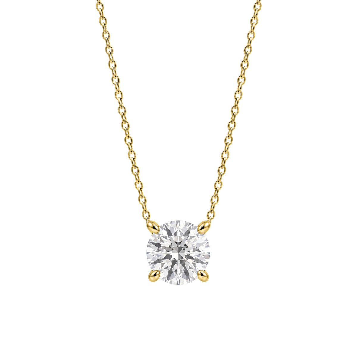 Solitaire Pendant Necklace