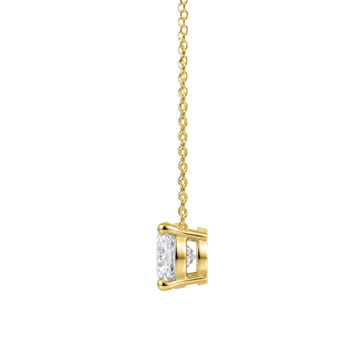 1-6 ctw Round Solitaire Pendant Necklace