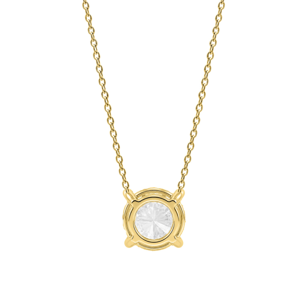 1-6 ctw Round Solitaire Pendant Necklace
