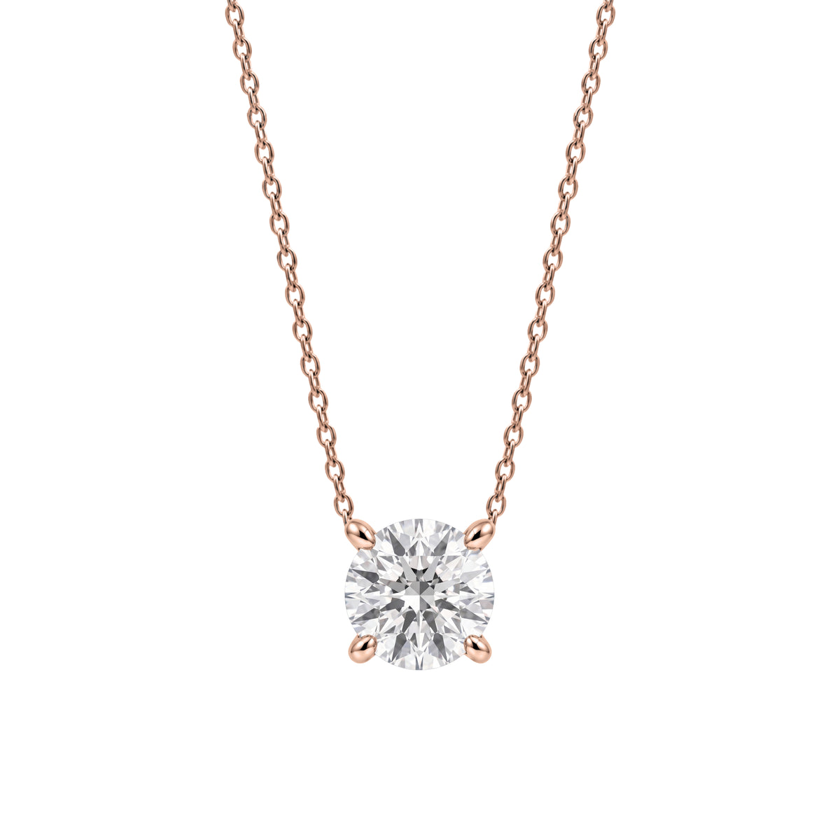 Solitaire Pendant Necklace