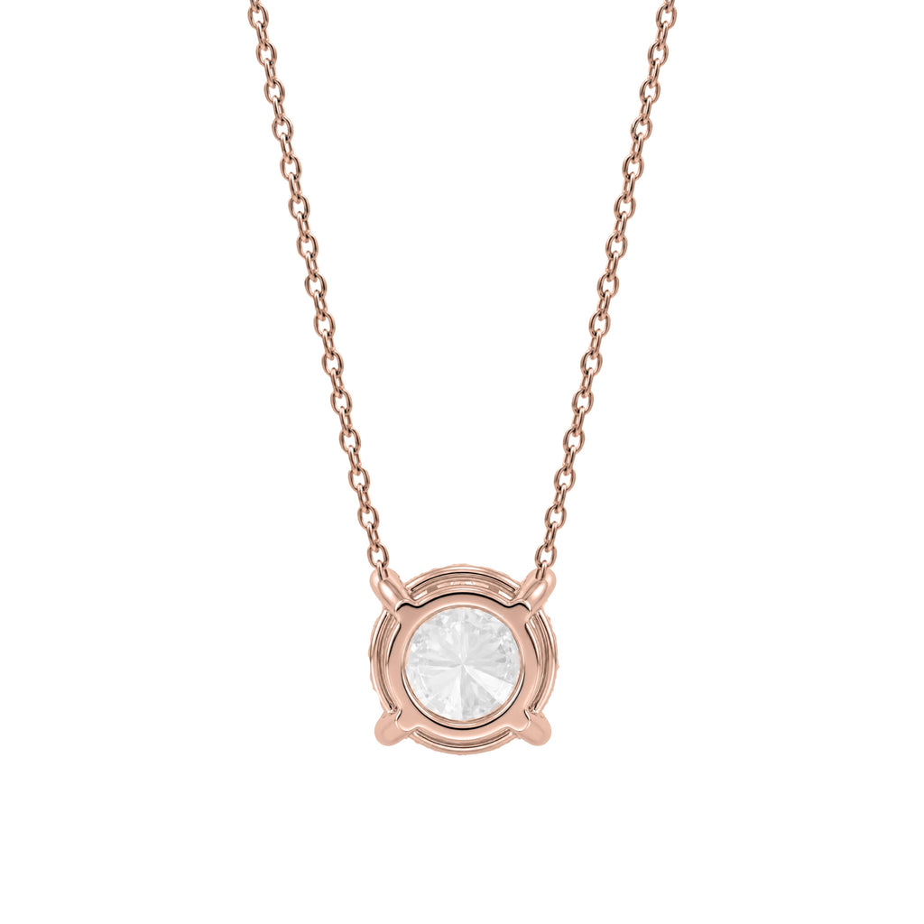 1-6 ctw Round Solitaire Pendant Necklace