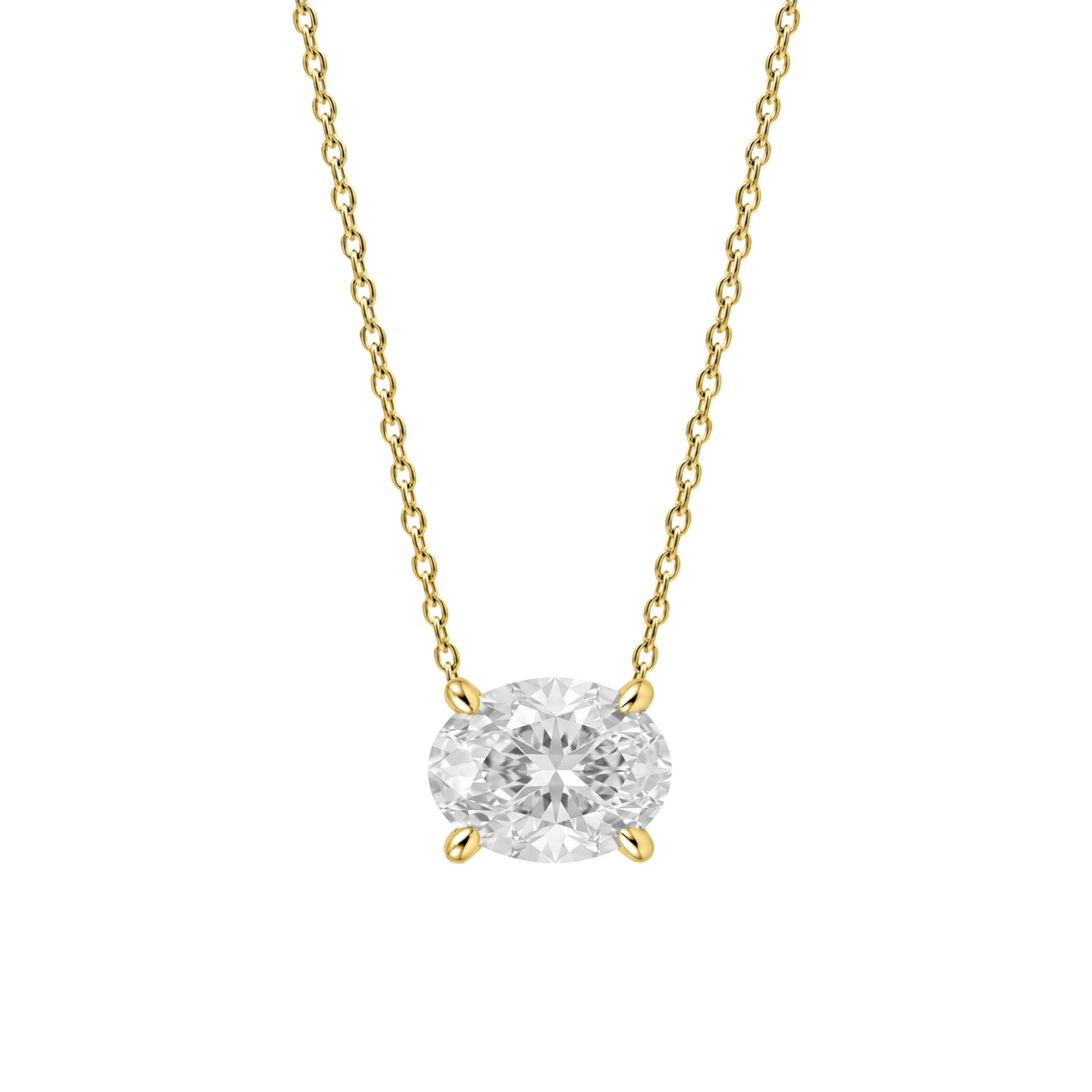 Solitaire Pendant Necklace