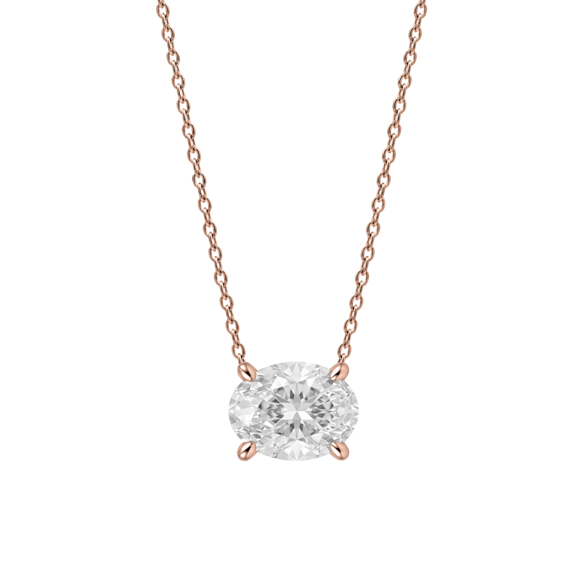 Solitaire Pendant Necklace