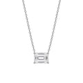 1-6 ctw Emerald Solitaire Pendant Necklace