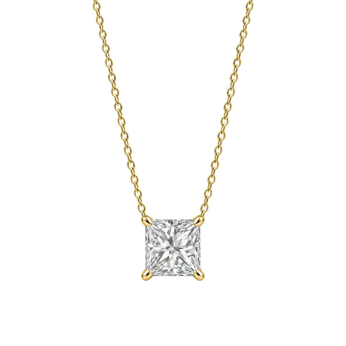 Solitaire Pendant Necklace