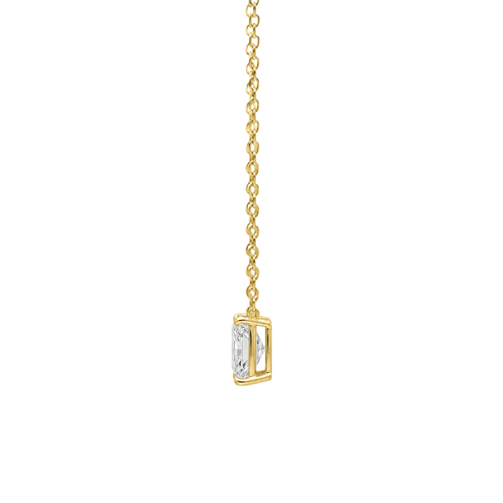 1-6 ctw Radiant Solitaire Pendant Necklace