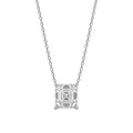 1-6 ctw Asscher Solitaire Pendant Necklace
