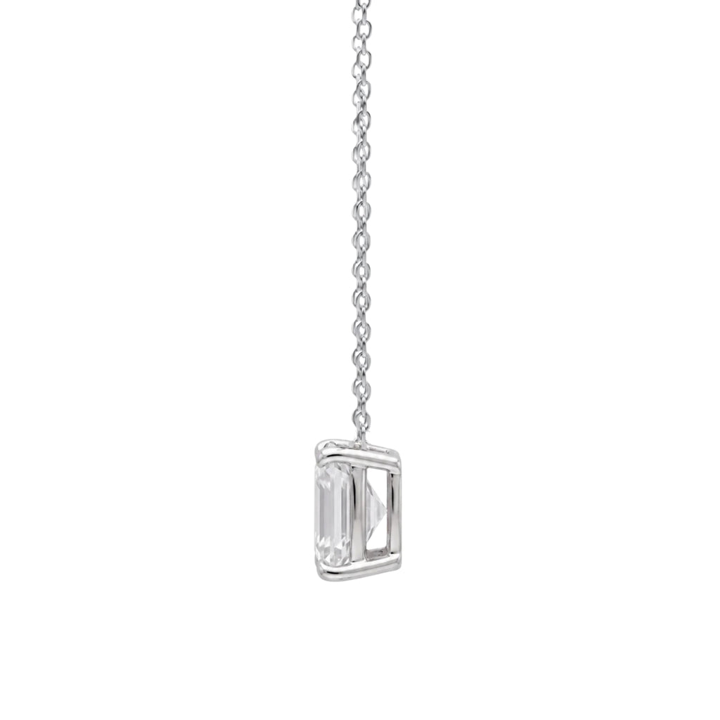 1-6 ctw Asscher Solitaire Pendant Necklace