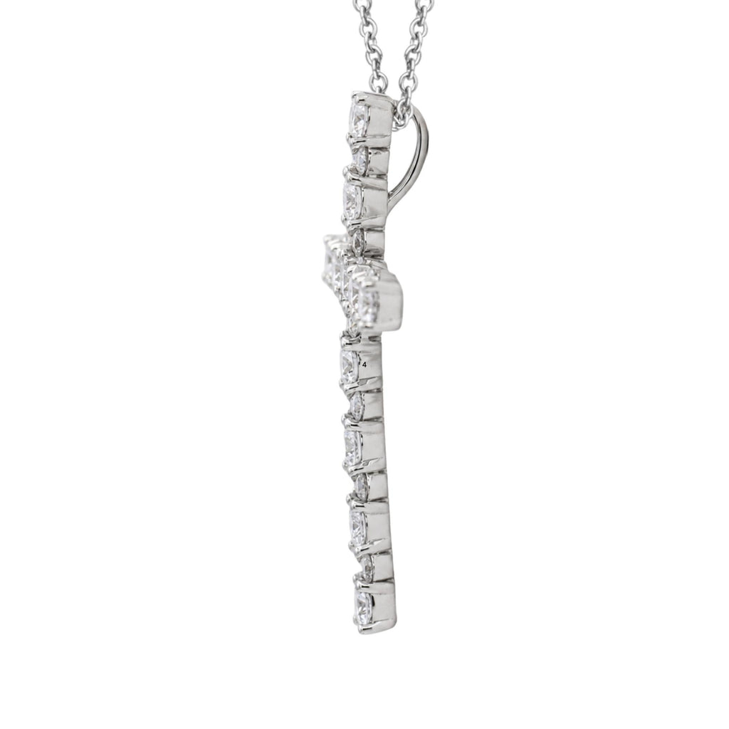 Diamonair Cross Pendant Set - Lab Grown Diamond Sterling Silver Pendant