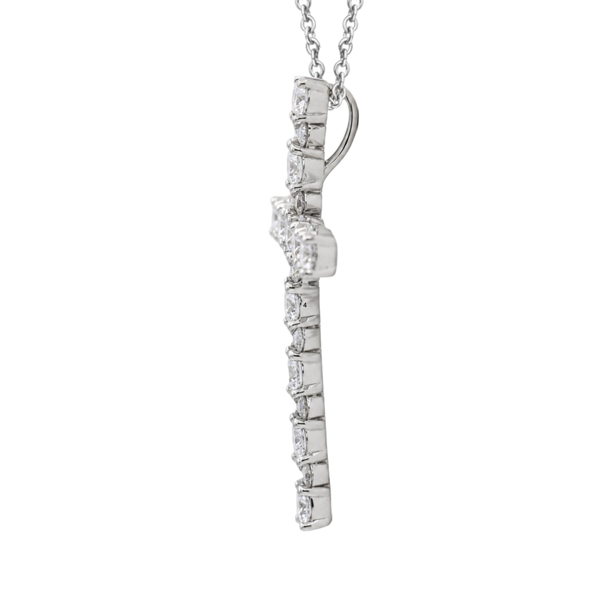 Diamonair Cross Pendant Set - Lab Grown Diamond Sterling Silver Pendant