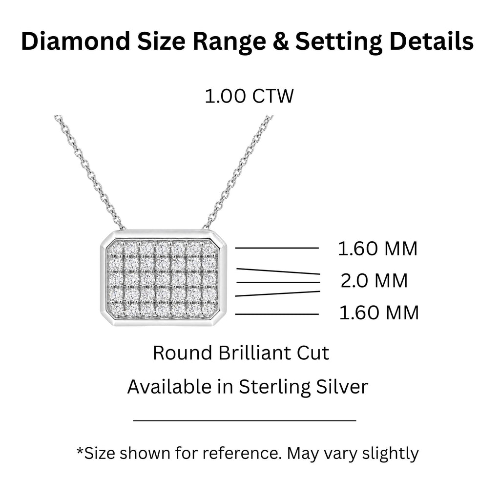 Diamonair Pendant Set - Lab Grown Diamond Sterling Silver Pendant