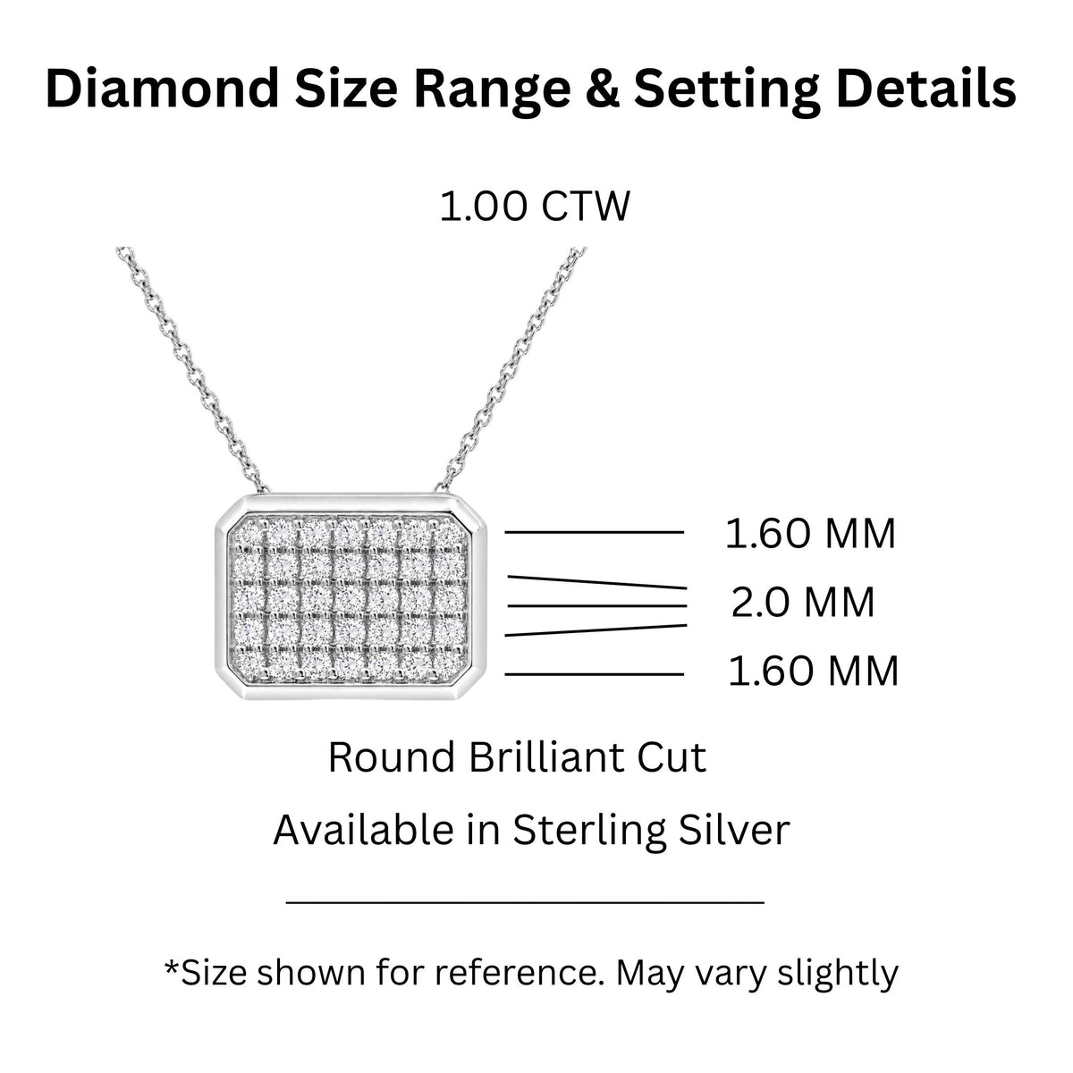 Diamonair Pendant Set - Lab Grown Diamond Sterling Silver Pendant