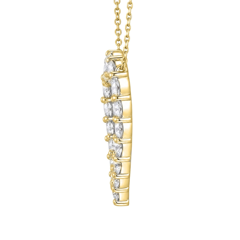 Diamonair Heart Pendant Set - Lab Grown Diamond Sterling Silver Heart Pendant