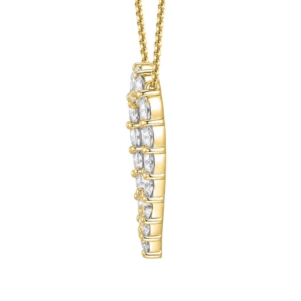 Diamonair Heart Pendant Set - Lab Grown Diamond Sterling Silver Heart Pendant