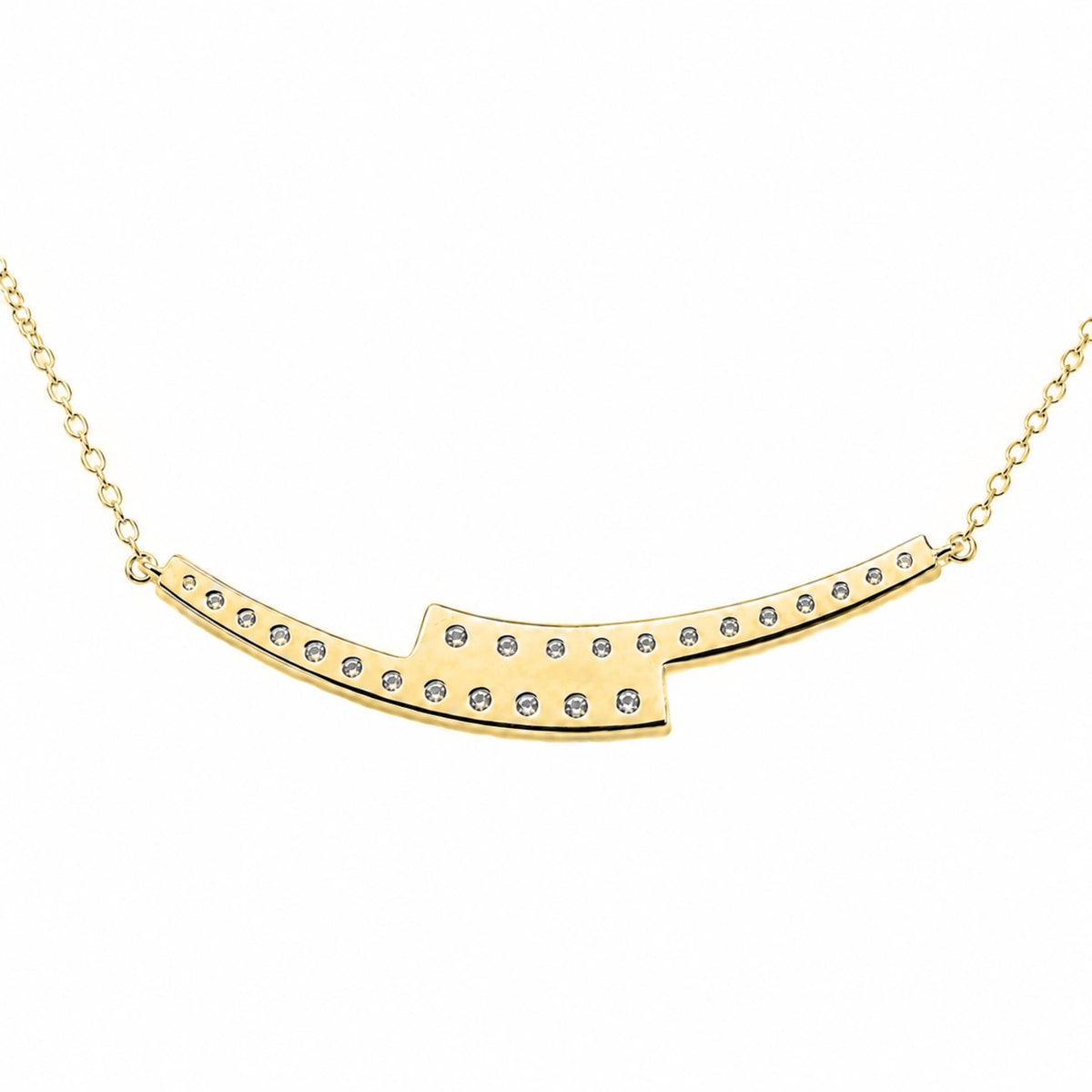 Diamonair Smile Necklace Set - Lab Grown Diamond Sterling Silver Necklace